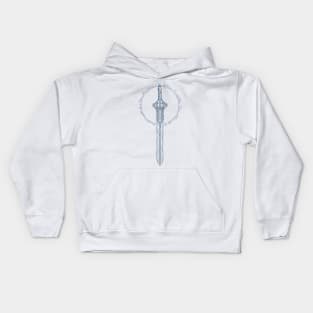 Sun Sword Line Art Version Kids Hoodie